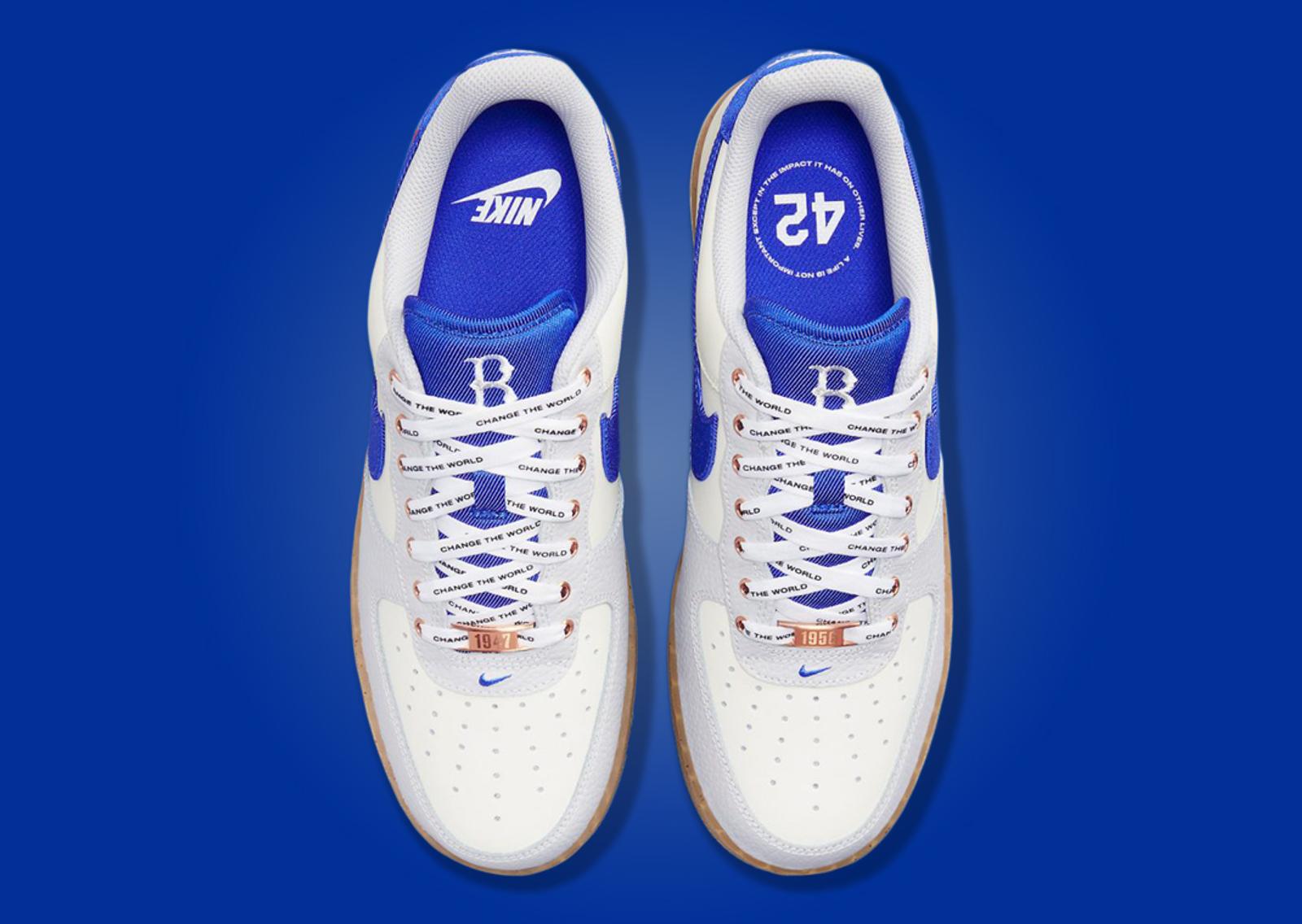 Nike Air Force 1 Low Jackie Robinson Aerial View