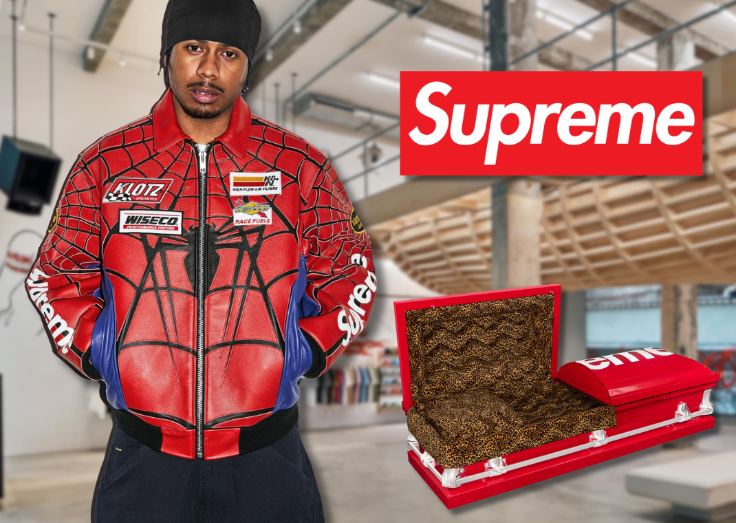 Supreme Has a Casket, Spider-Man Collab, and a Boxing Ring