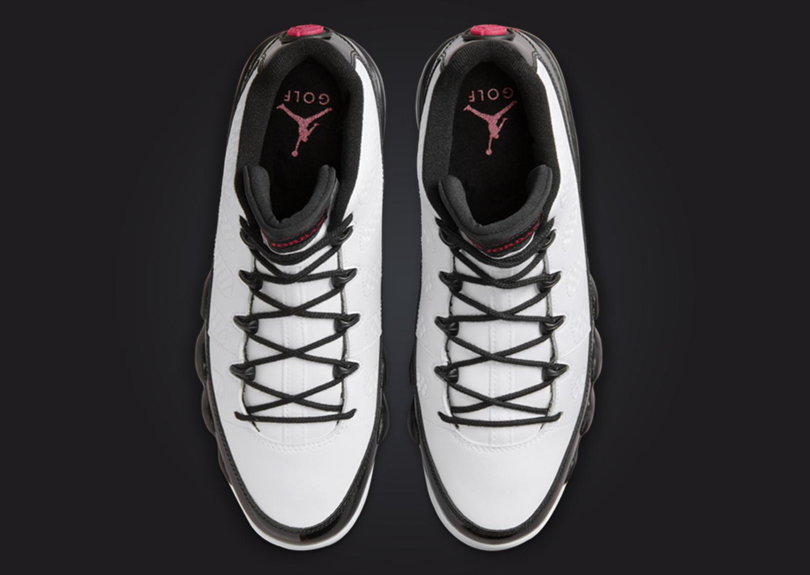 Air Jordan 9 Golf White Black Top