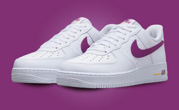 Nike Channels Lakers Vibes With This Air Force 1 Low EMB