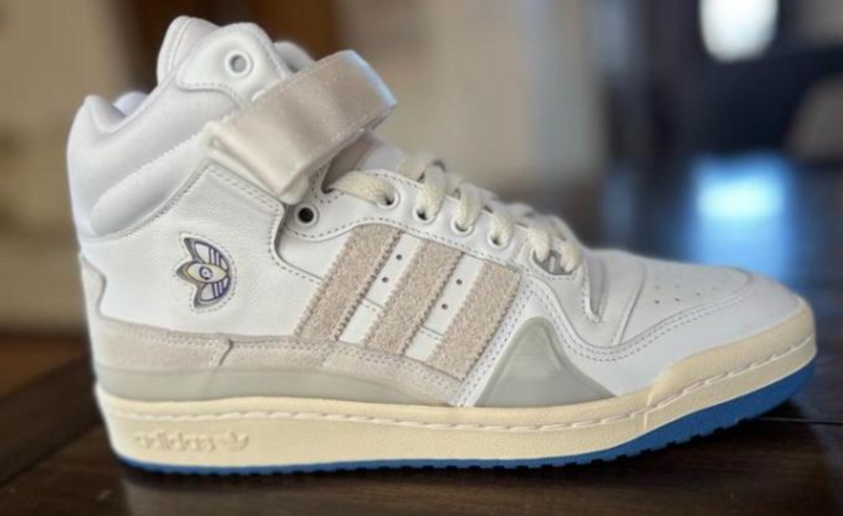 Detailed Look at the Bad Bunny x adidas Forum High Sample