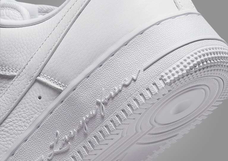 Drake x Nike Air Force 1 Low Certified Lover Boy Heel Detail