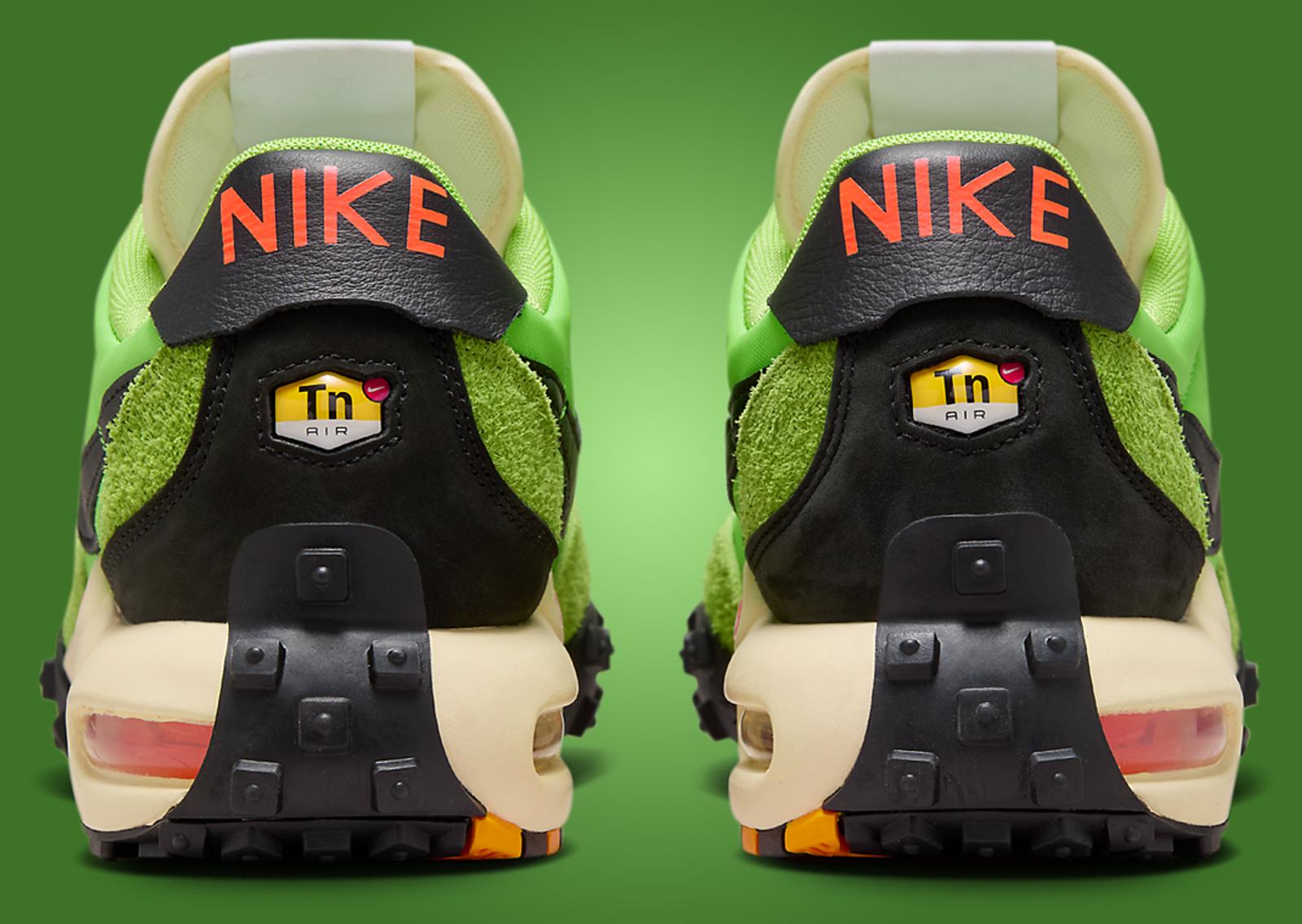 Nike Air Max Waffle SP Action Green Heel