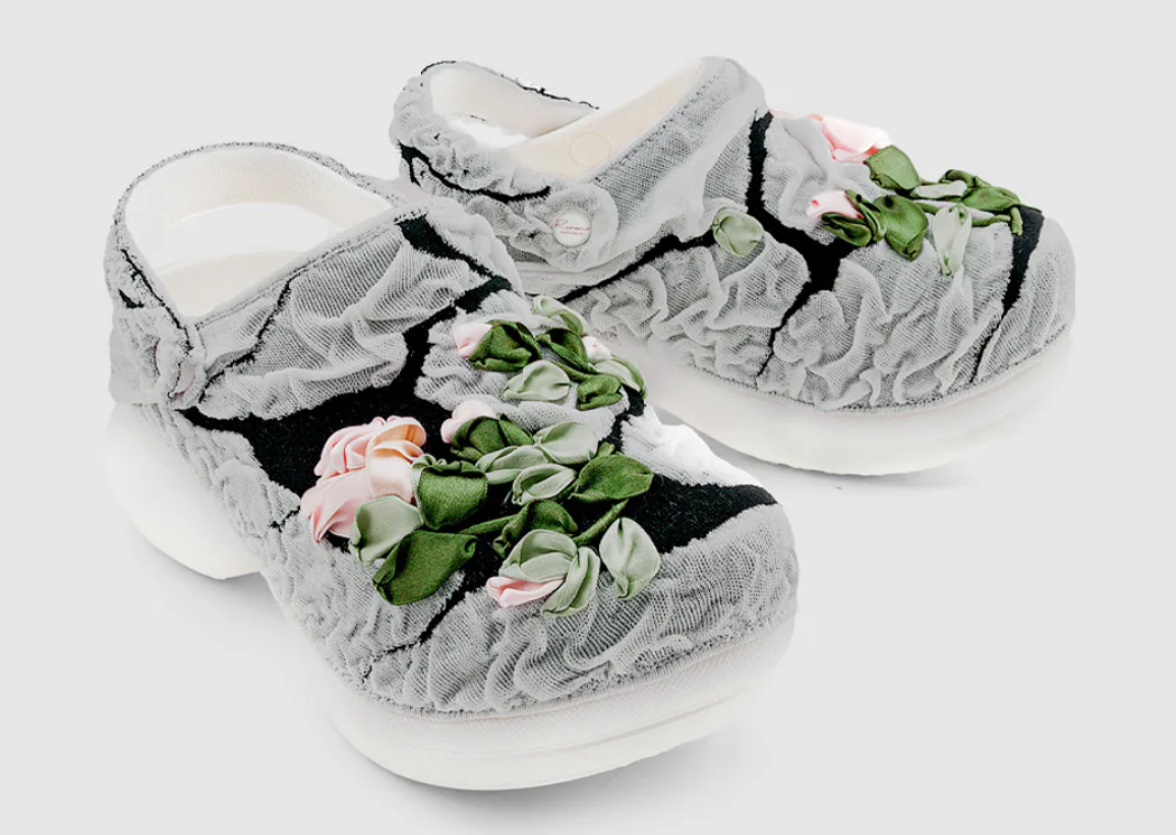 The Reverie by Caroline Hú x Crocs Bae Clog Pack Grows Roses from