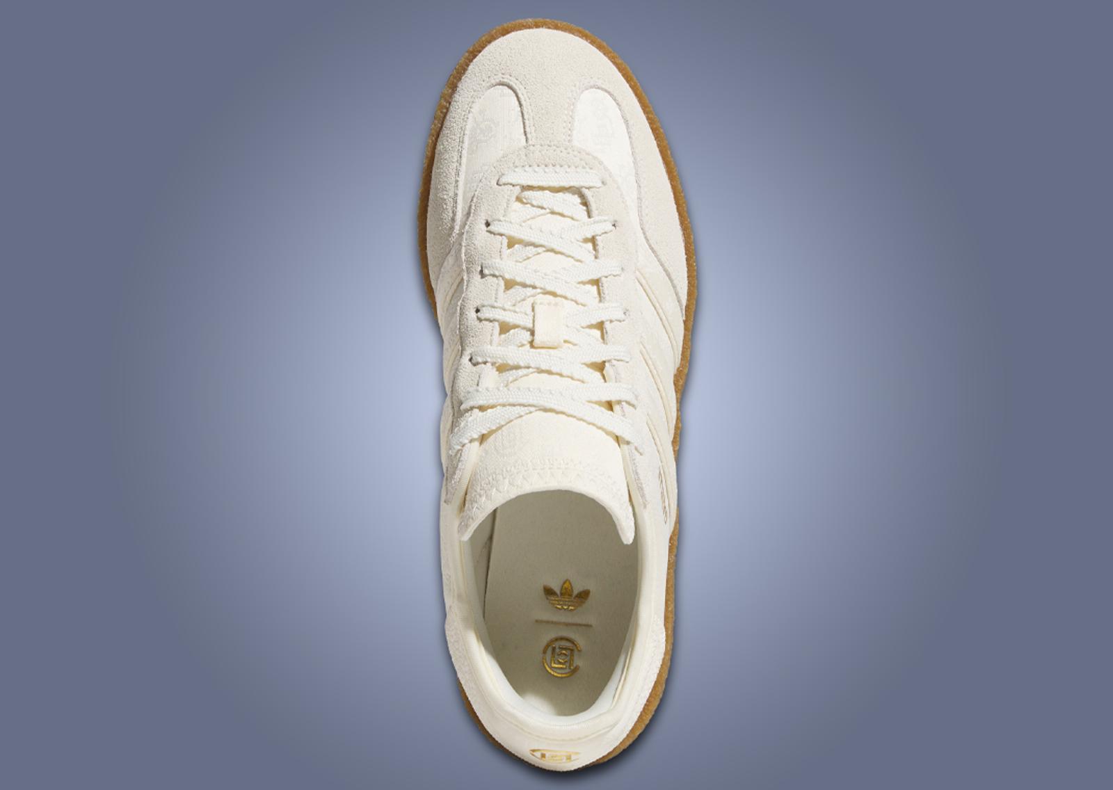 CLOT x adidas Gazelle Crepe Sole Cream White Top