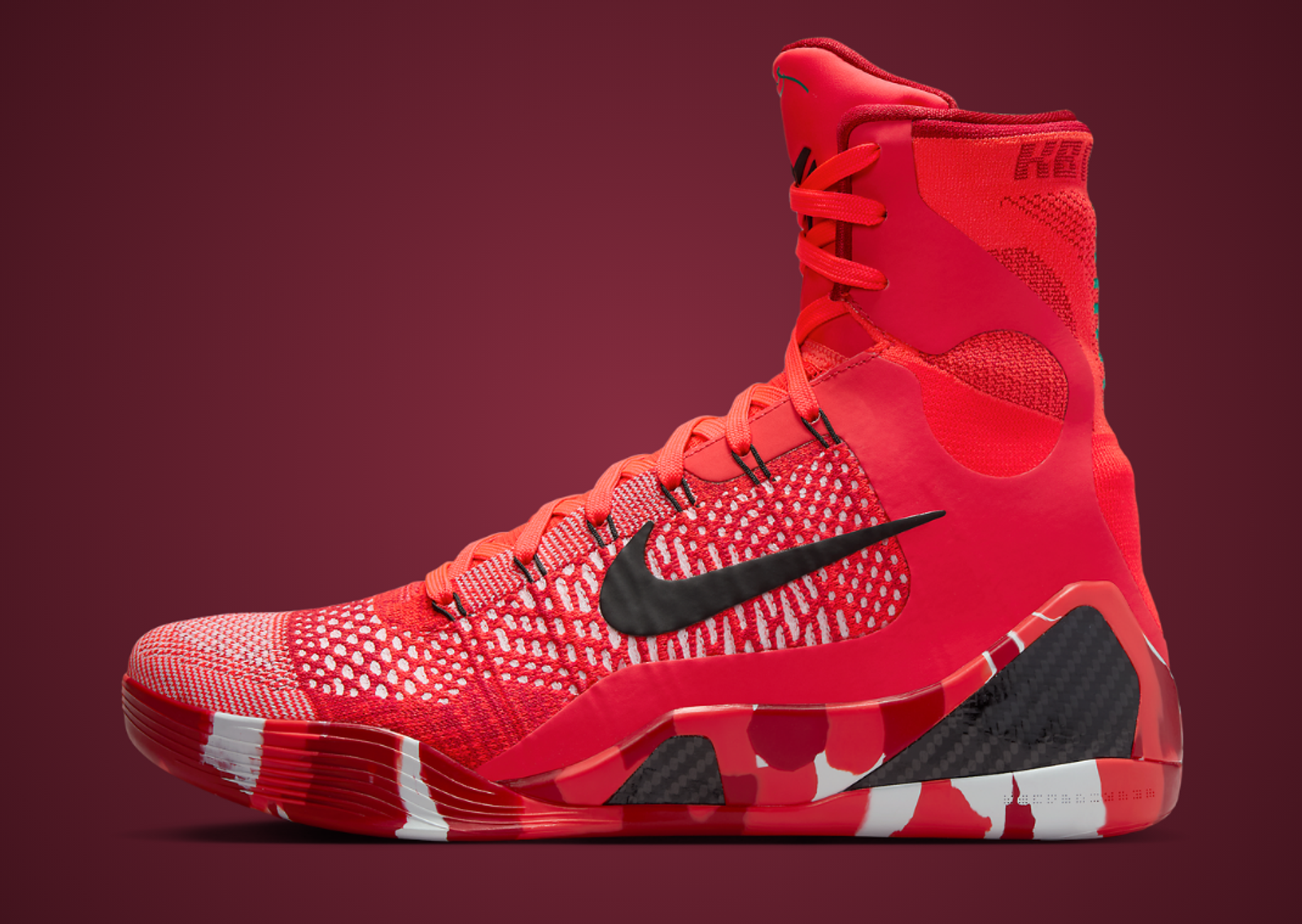 Nike Kobe 9 Elite High Protro Christmas Lateral