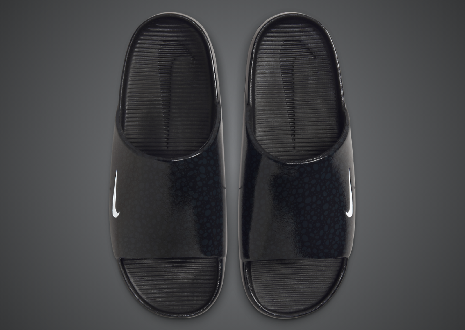 Nike Calm Slide Print Olympic Black Top