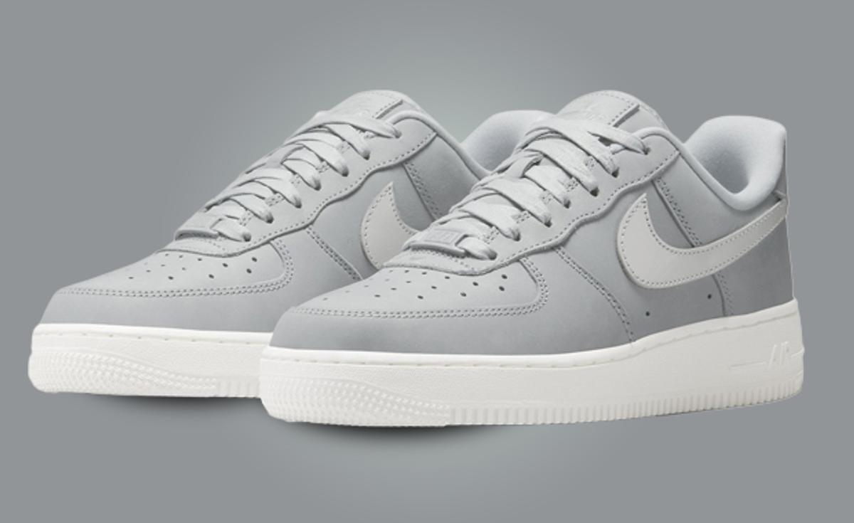 Nike Is Keeping It Clean With The Air Force 1 Low Premium Wolf Grey Summit White