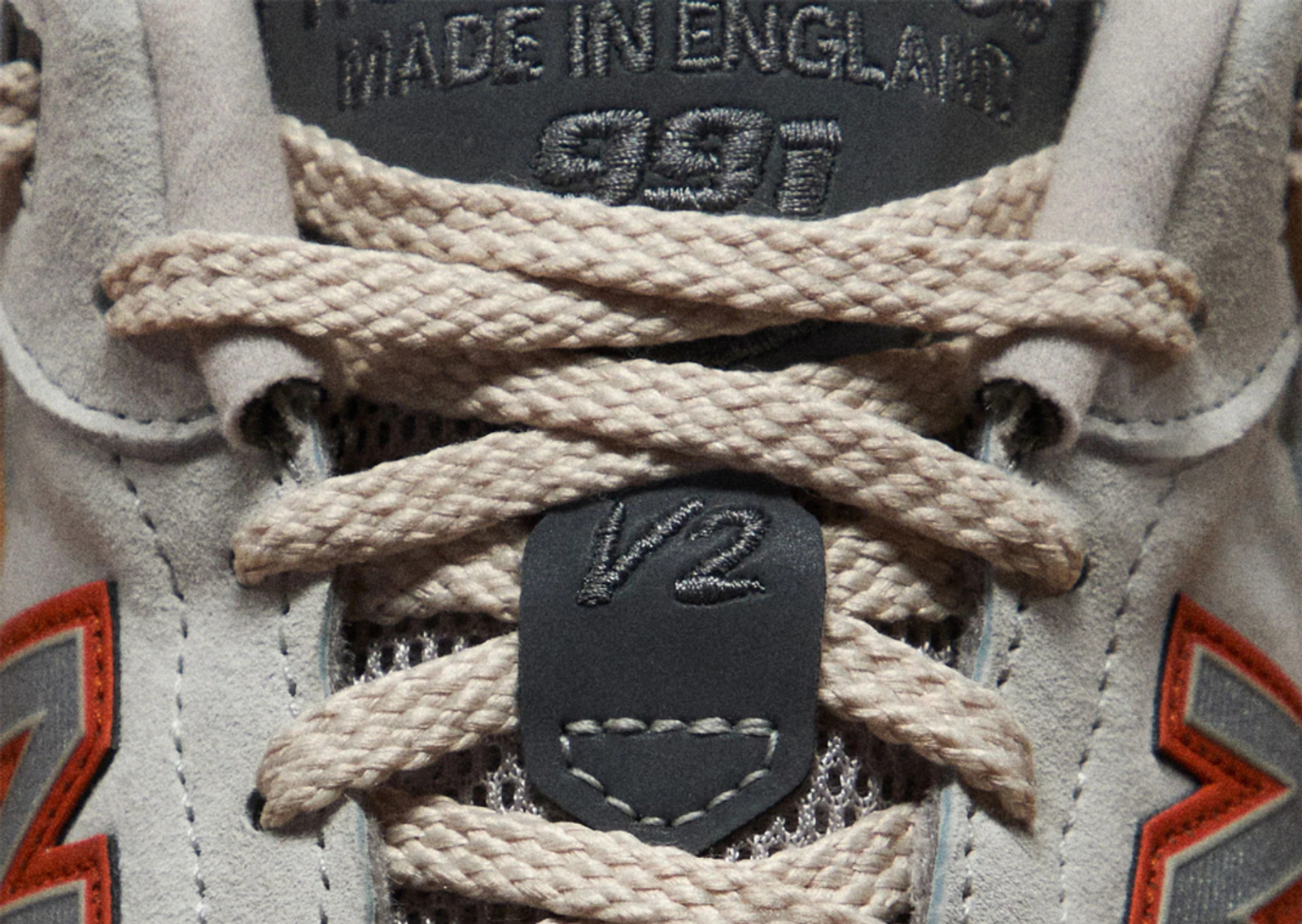 Kith x New Balance 991v2 Made in UK Madison Square Garden Tongue Detail