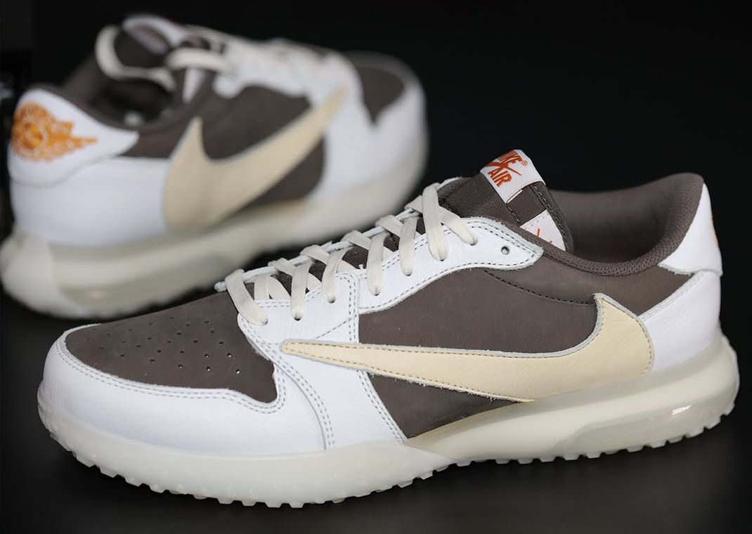 Travis Scott's Air Jordan 1 Low Turf Reverse Mocha Promo Sample