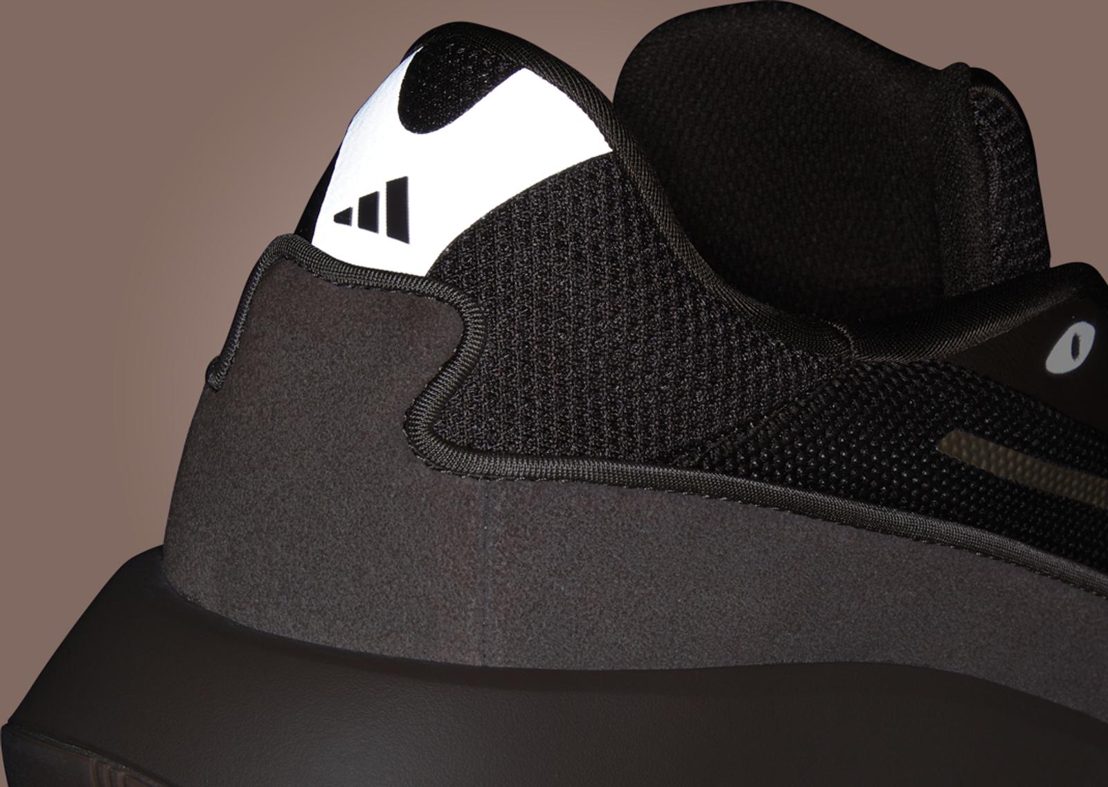 adidas Mad IIInfinity Dark Brown 3M Heel Detail