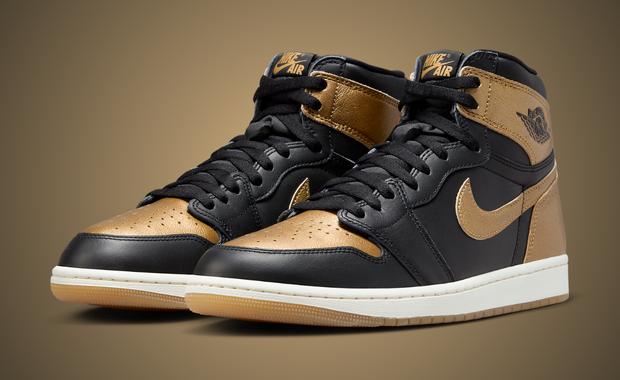 The Air Jordan 1 High Black Metallic Gold Releases August 2024