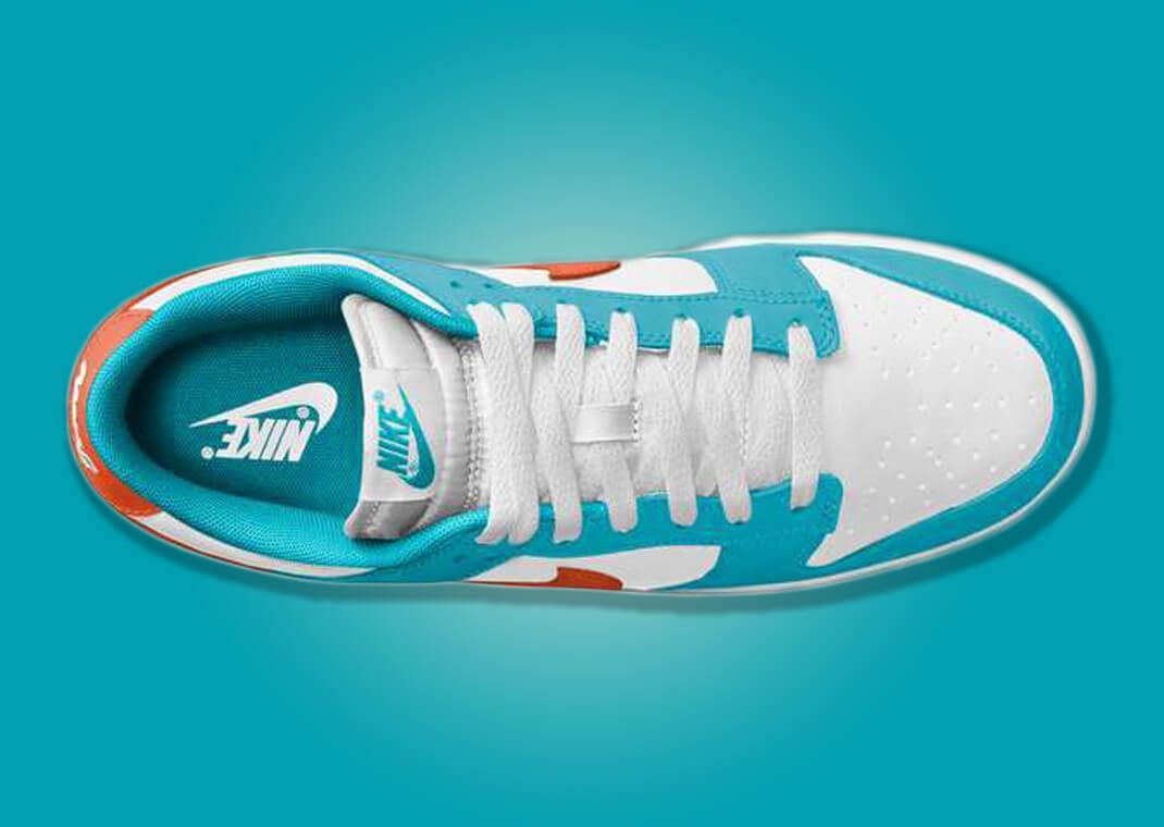 The Nike Dunk Low Miami Dolphins Releases Spring 2024