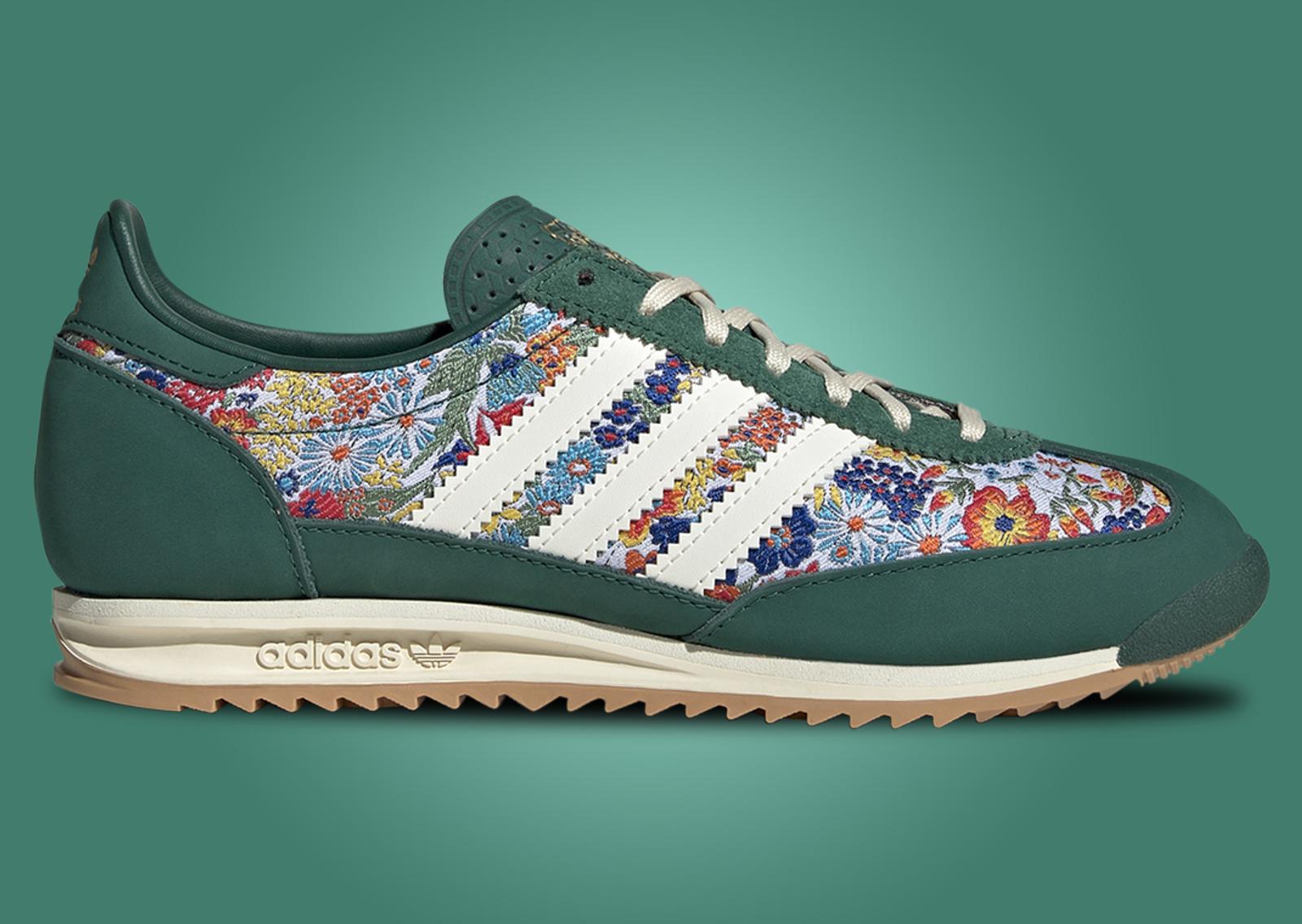 Liberty London x adidas SL 72 OG Collegiate Green (W) Lateral