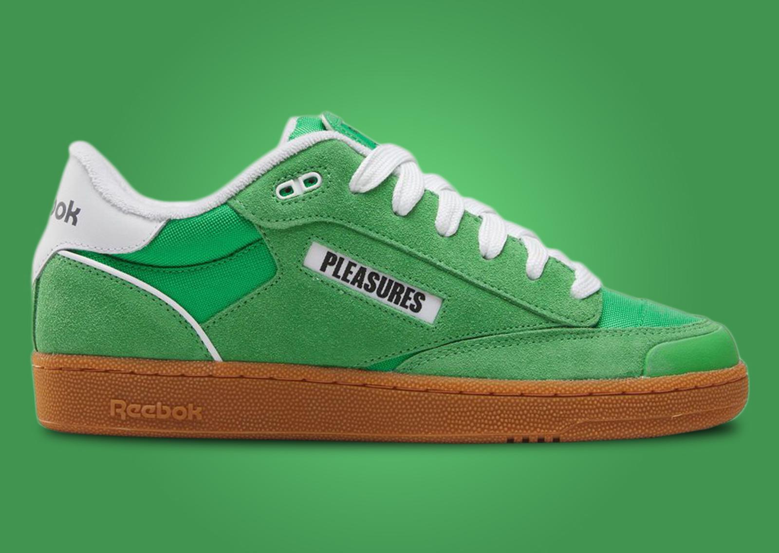 Pleasures x Reebok Club C Bulc Not Guilty Lateral