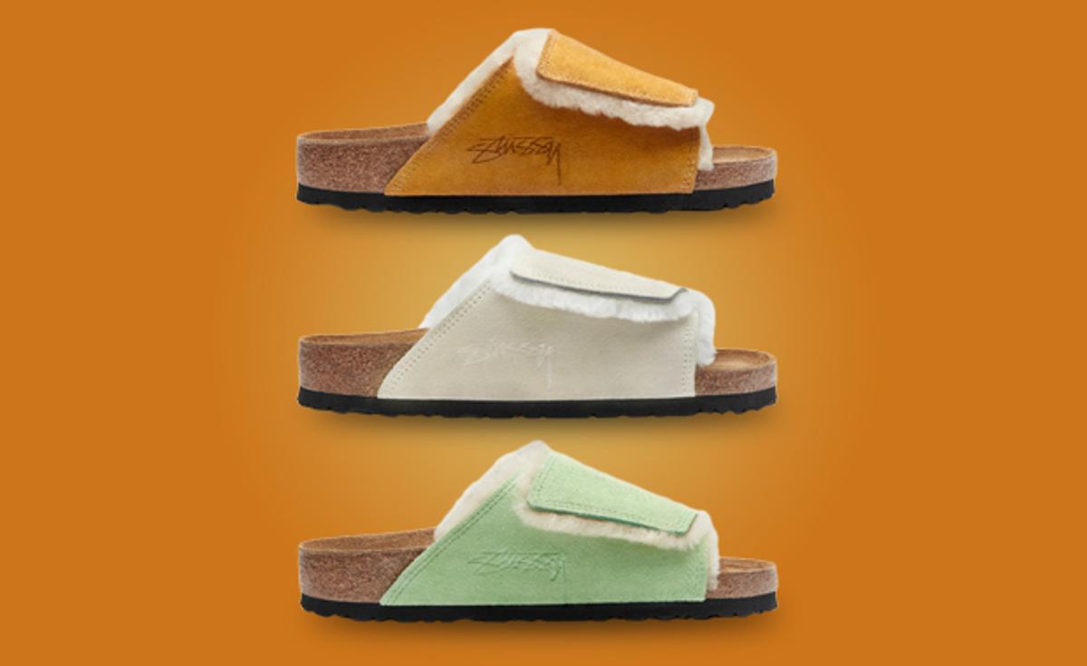The Stussy x Birkenstock Cozy Solana Sandal Pack Releases November 2023