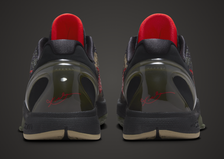 Nike Kobe 6 Protro Italian Camo (2024) Heel