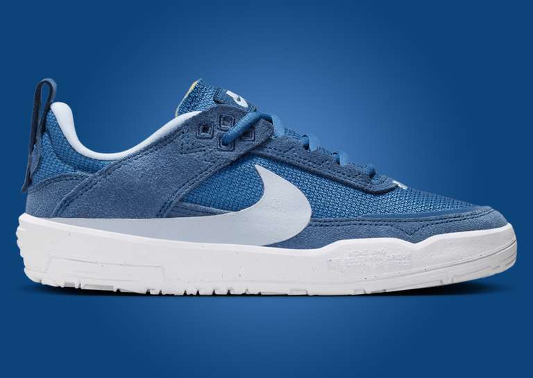 Nike SB Day One Court Blue White (GS) Lateral