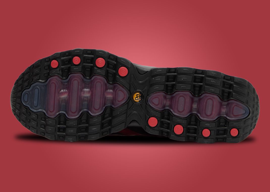 The Nike Air Max DN8 Black Bright Crimson Releases March 2025