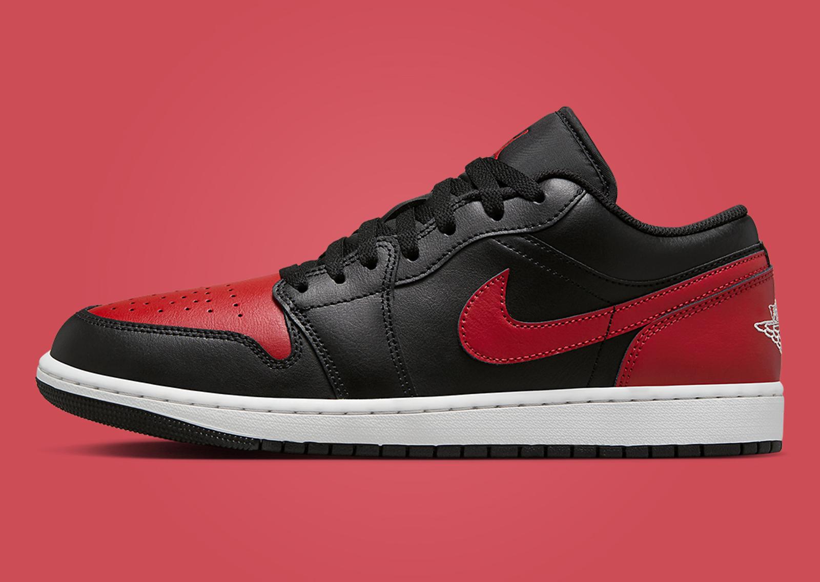 Air Jordan 1 Low Bred Twist Lateral