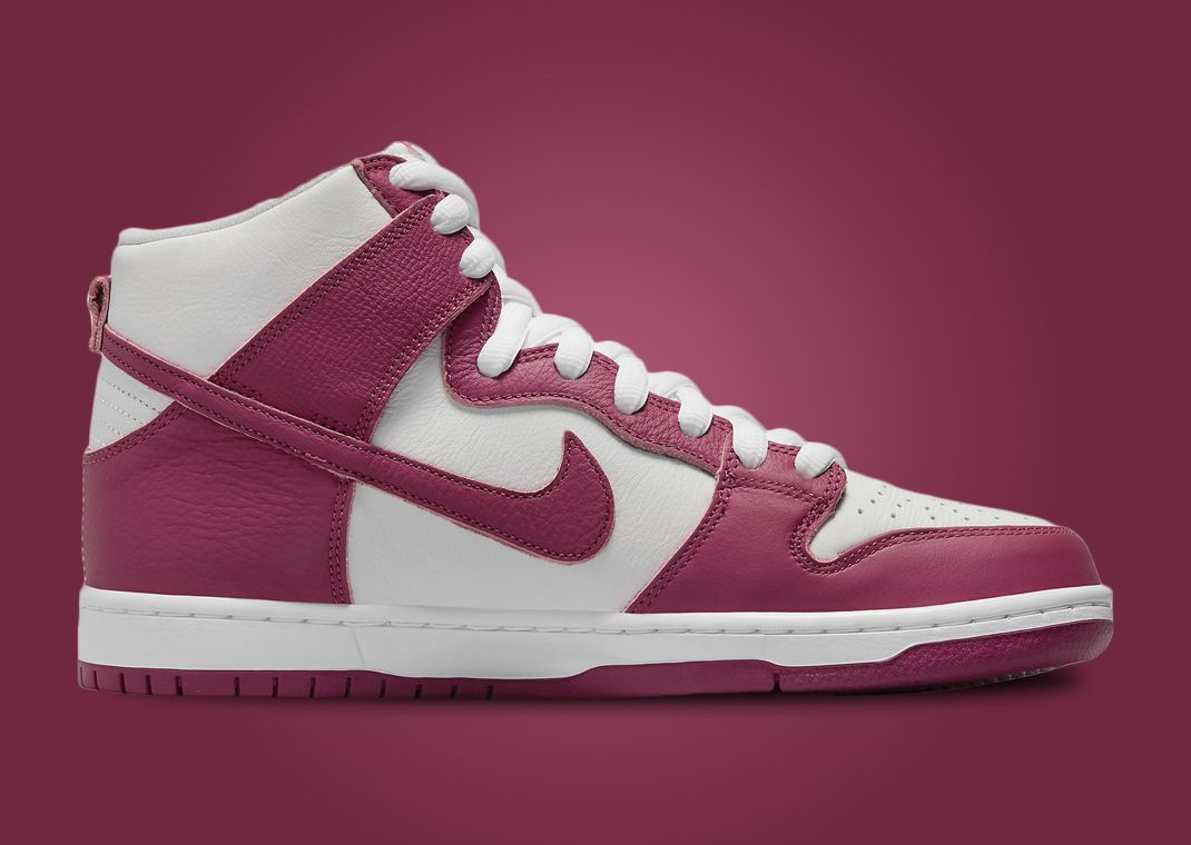 Sweet Beet Shades Appear On This Orange Label Nike SB Dunk High