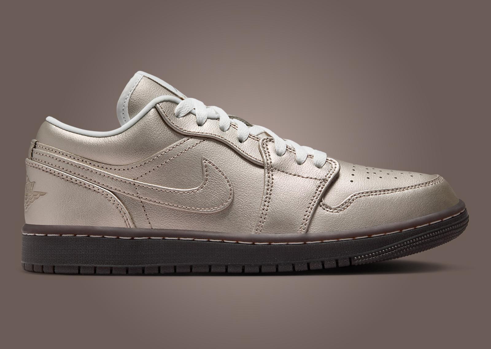 Air Jordan 1 Low Metallic Zinc (W) Lateral Right