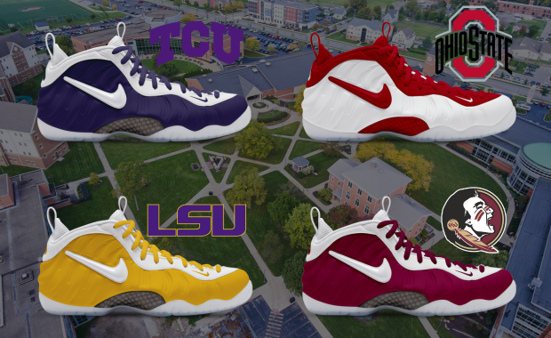 Nike Air Foamposite Pro NCAA Pack