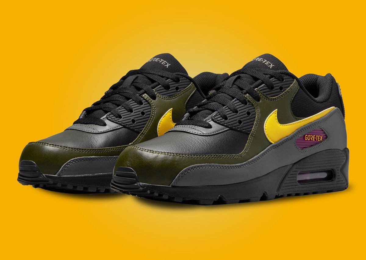 Nike air max 90 black red yellow Clearance