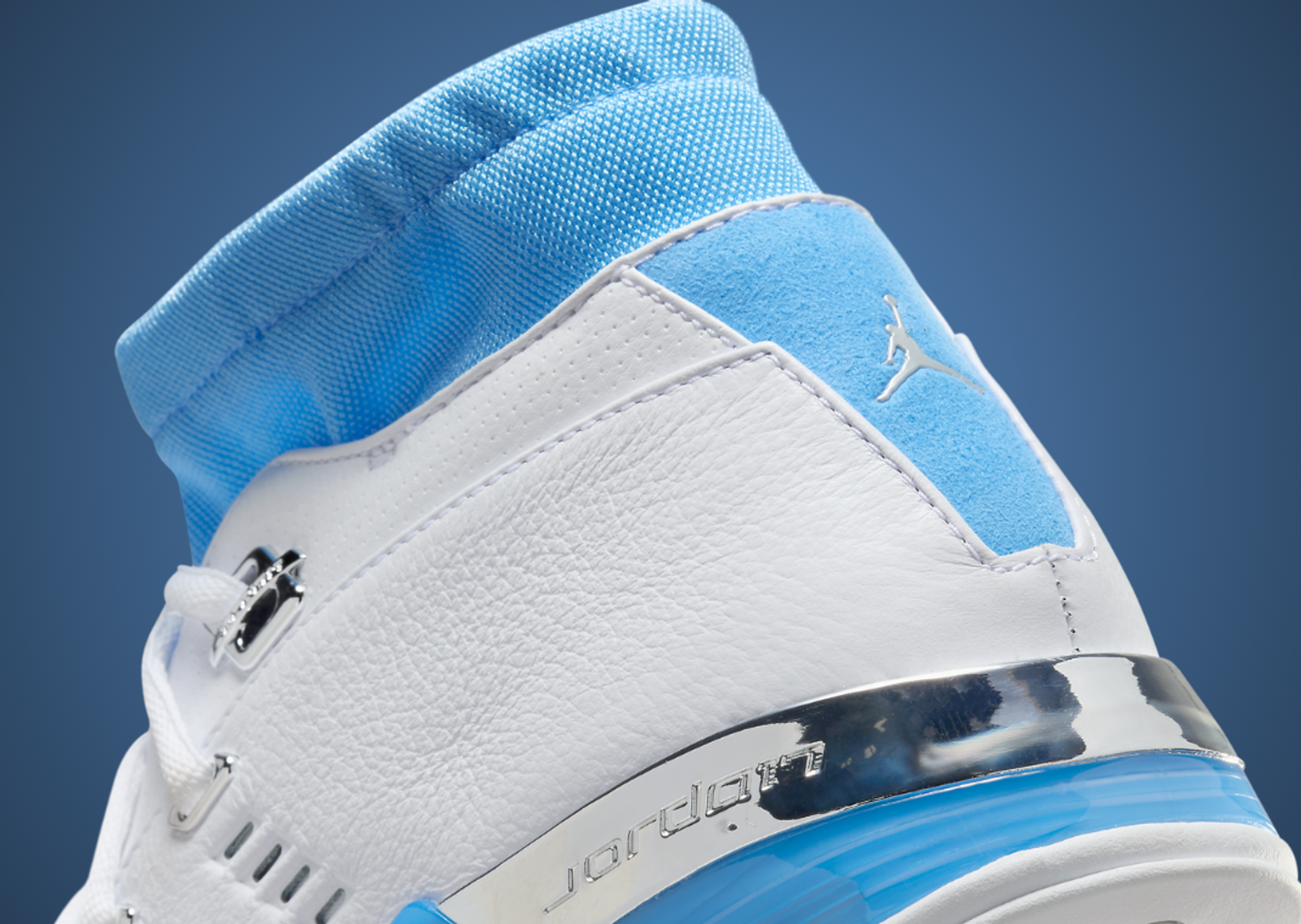 Air Jordan 17 Retro Low SP University Blue Heel Detail