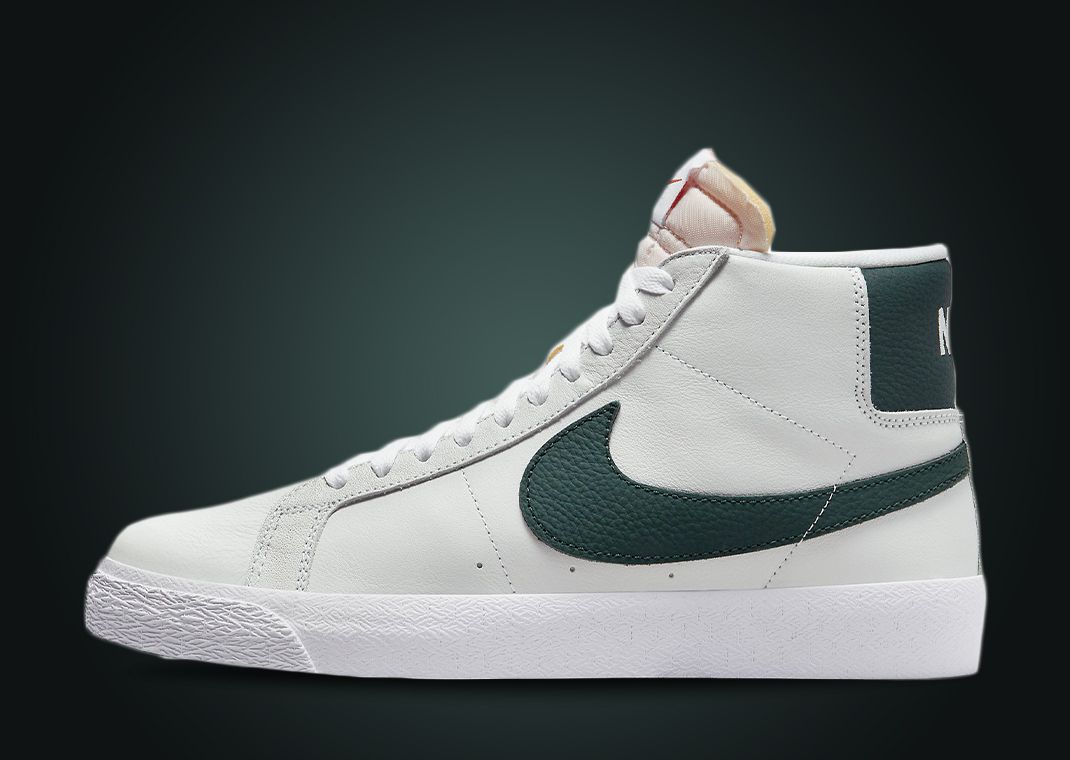 Nike blazer outlet orange label white