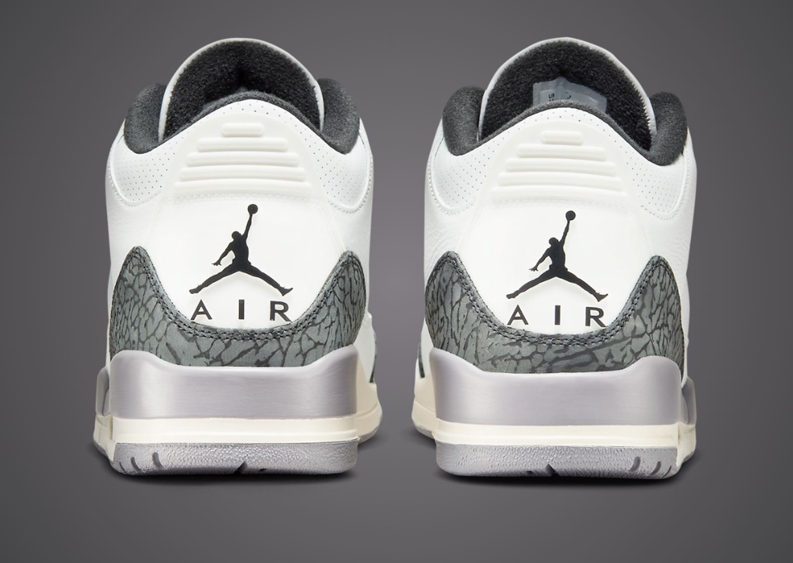 Air Jordan 3 Retro Cement Grey Back