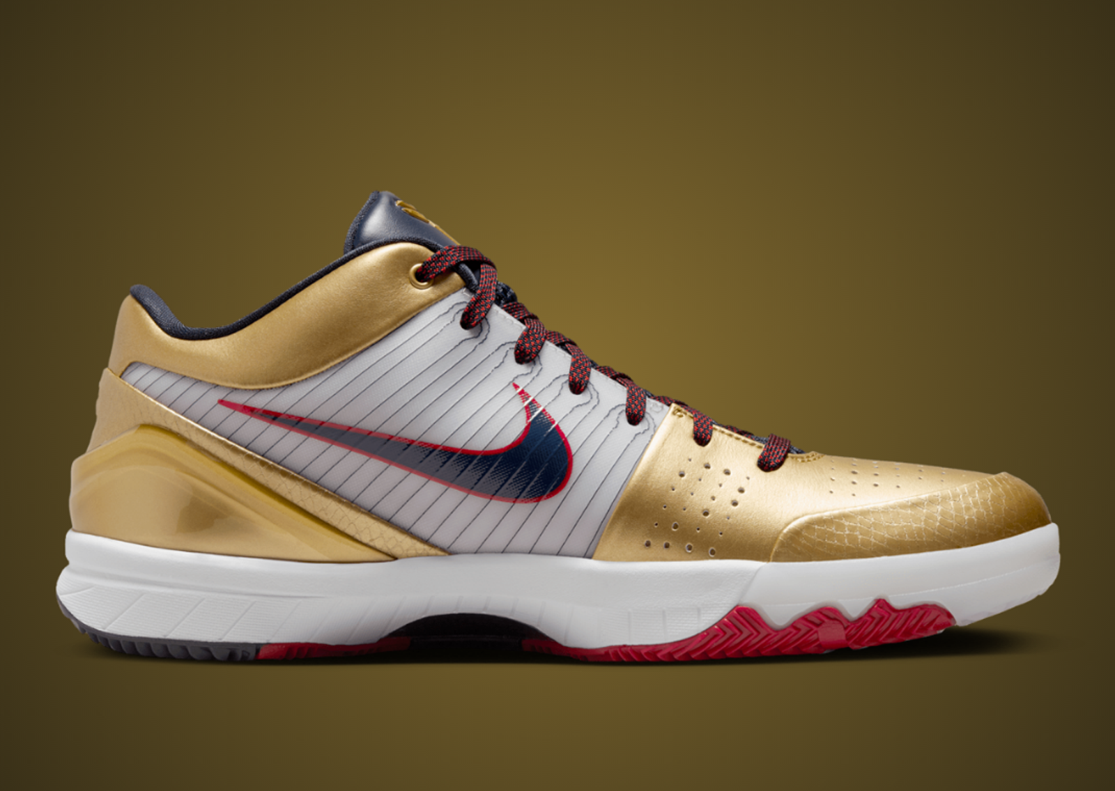 Nike Zoom Kobe 4 Protro Gold Medal Medial