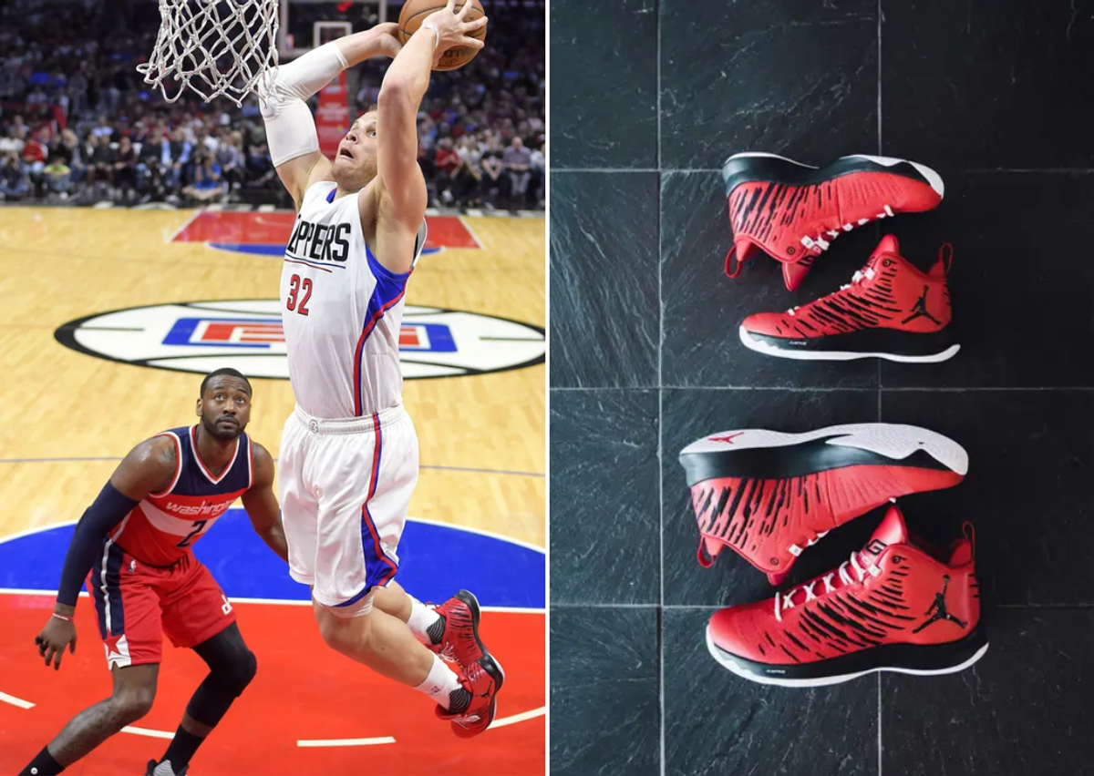 Blake Griffin's Custom Jordan Super.Fly 5 Designed With 11-year-old Justice Griffith, a leukemia patient at Children’s Hospital of Los Angeles (CHLA)