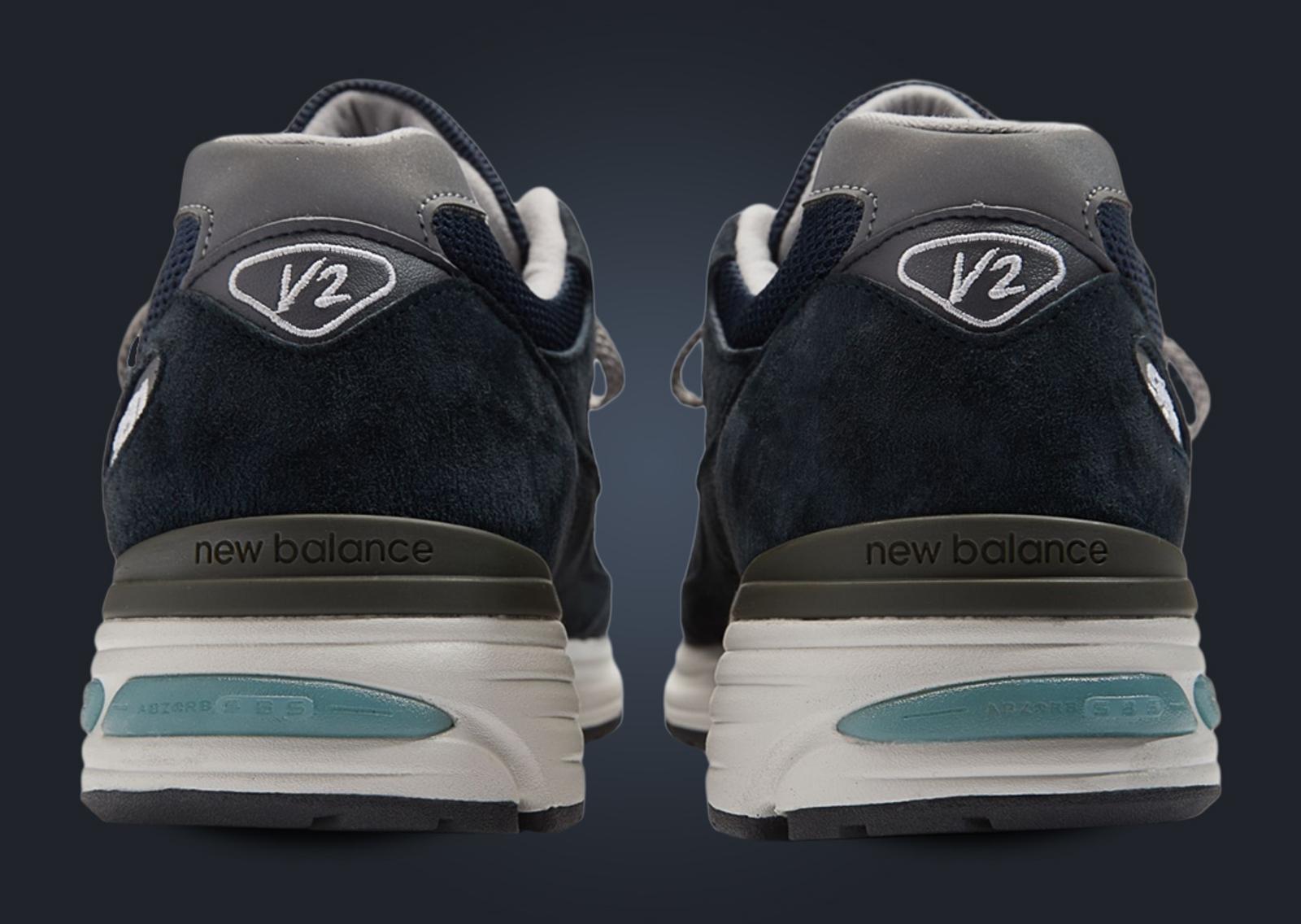 New Balance 991v2 Made in UK Navy Heel