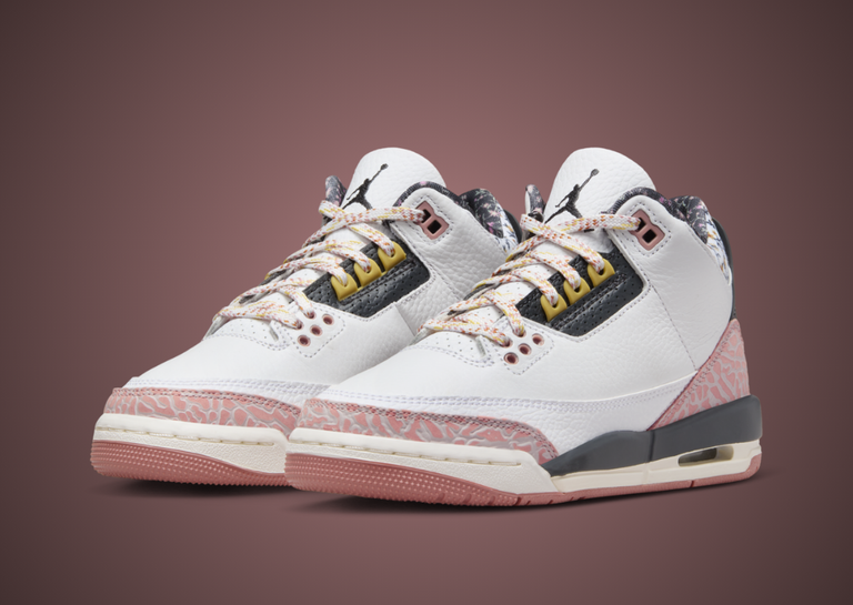 Retro 3 white red hotsell