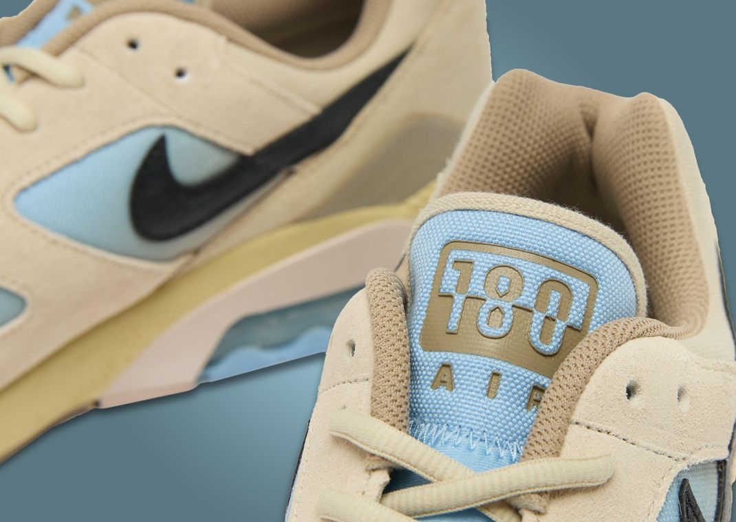 The Nike Air 180 Light Khaki Psychic Blue Releases April 2025