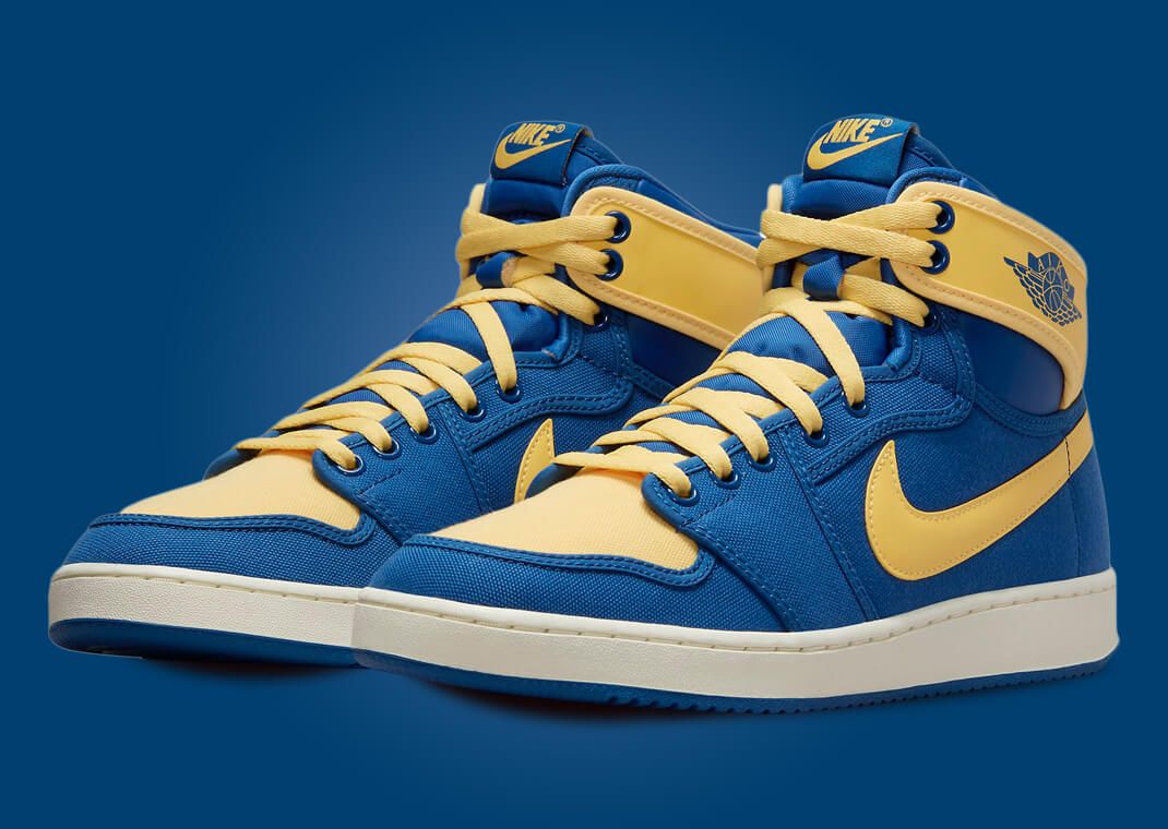 Air jordan 1 blue and outlet yellow