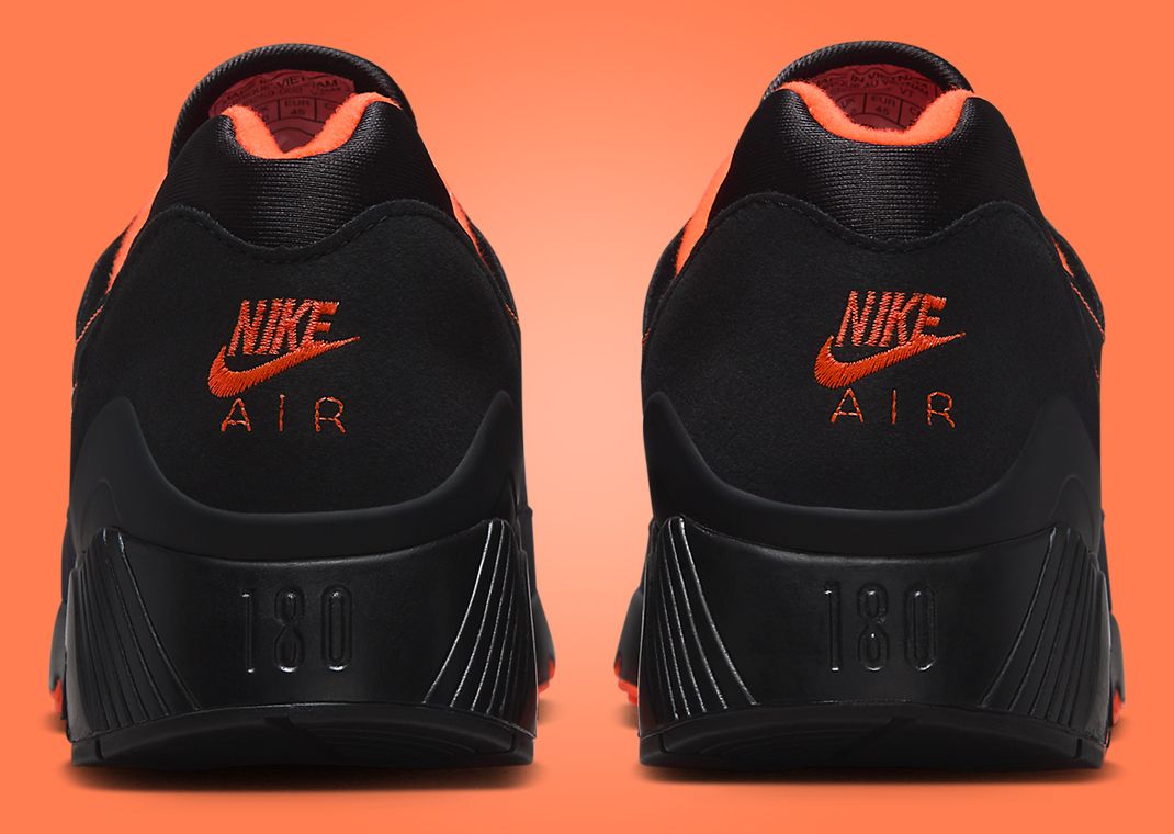 The Nike Air 180 Black Hyper Crimson Releases Holiday 2024