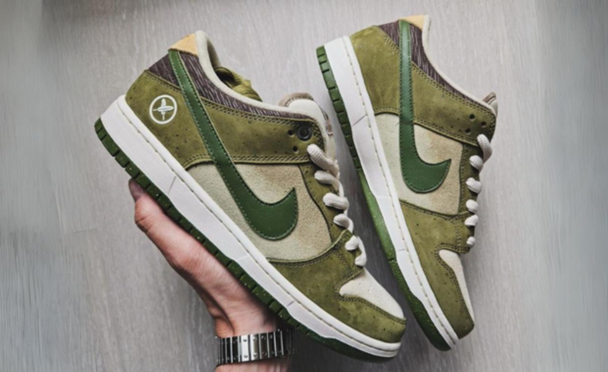 The Yuto Horigome x Nike SB Dunk Low Asparagus Releases Spring 2025