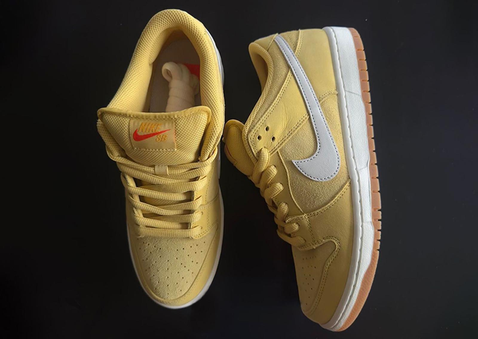 Nike SB Dunk Low Saturn Gold Top Lateral