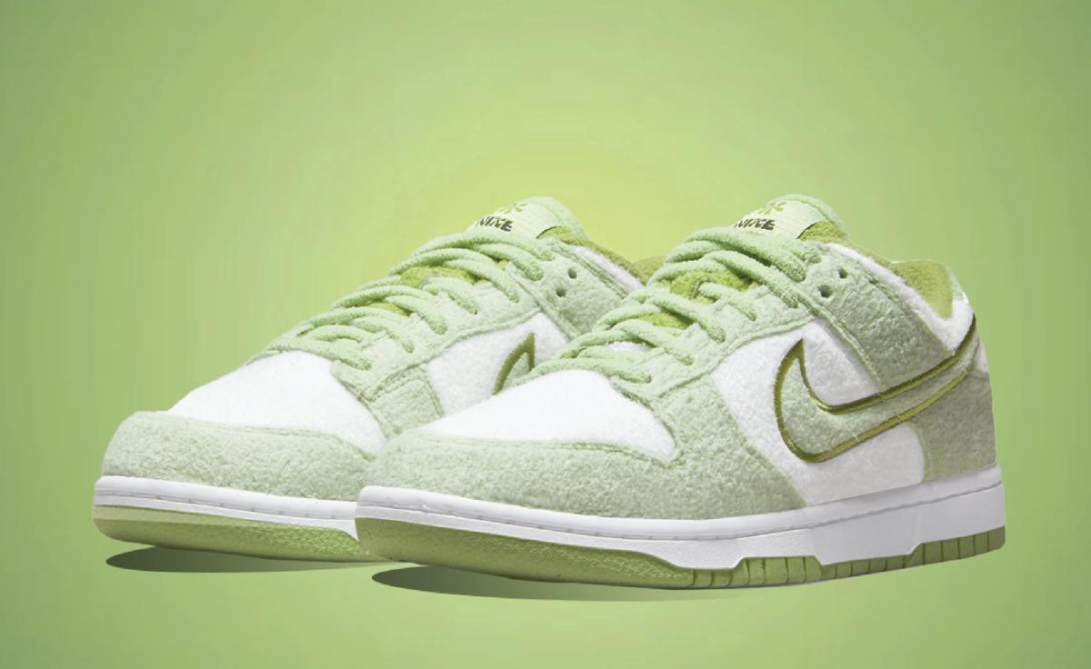 The Nike Dunk Low Fleece Green Is Minty Fresh