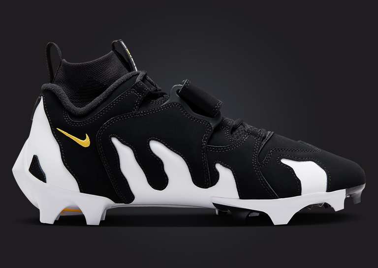 Nike Air DT Max 96 TD Cleat Black Varsity Maize Medial