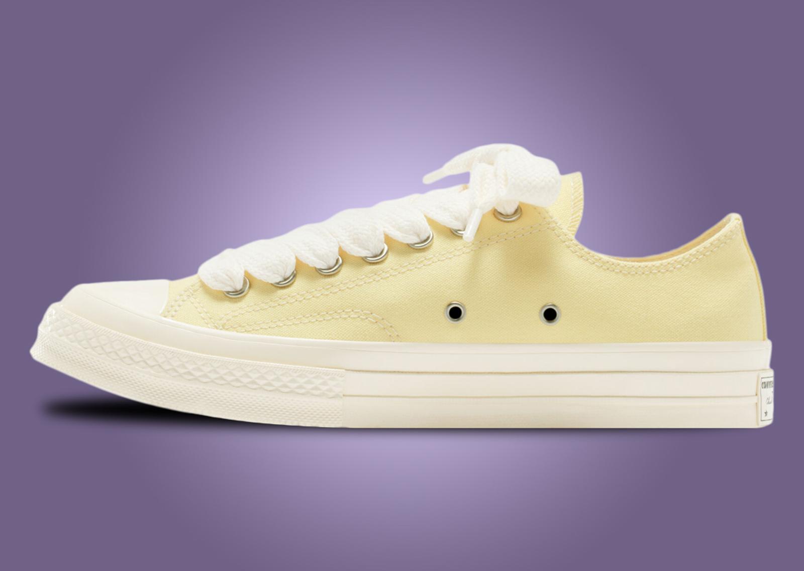 Golf le FLEUR* x Converse Chuck 70 Ox Darryl Lemon Meringue Medial