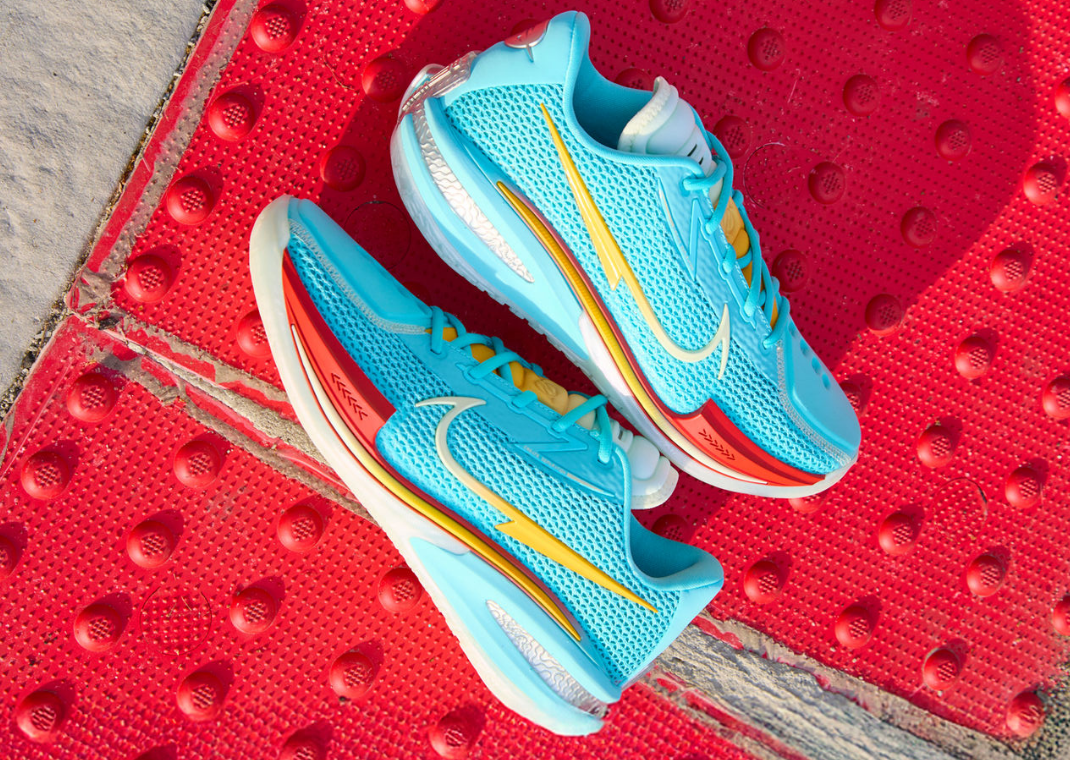 Dylan Harper's Titan x Nike GT Cut 1 PE Bleached Aqua Drops at