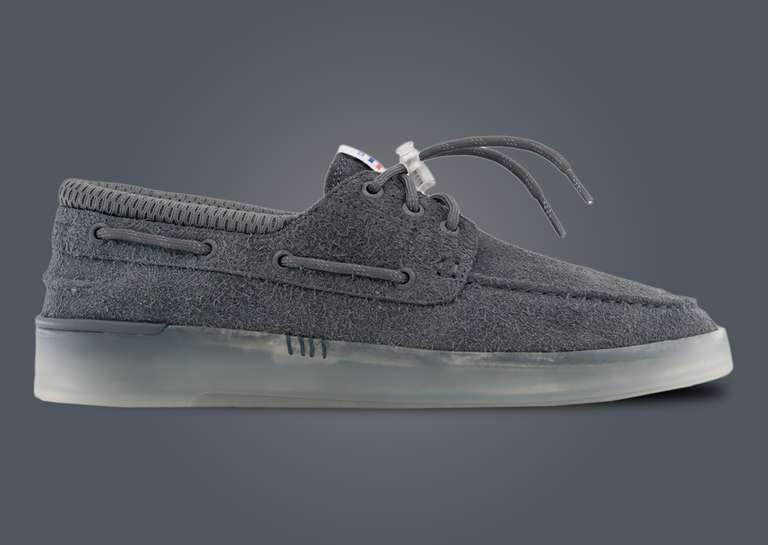 Concepts x Sperry A/O 3-Eye Cup Grey Lateral