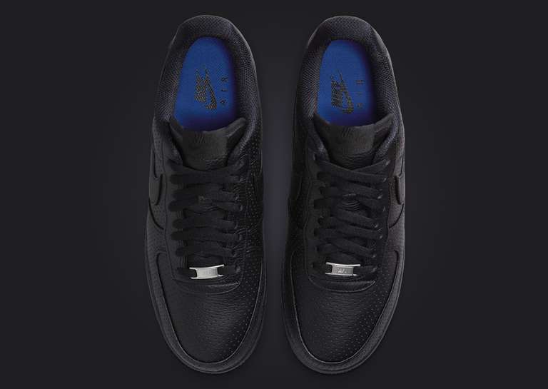 Nike Air Force 1 Low Black Perforations Top