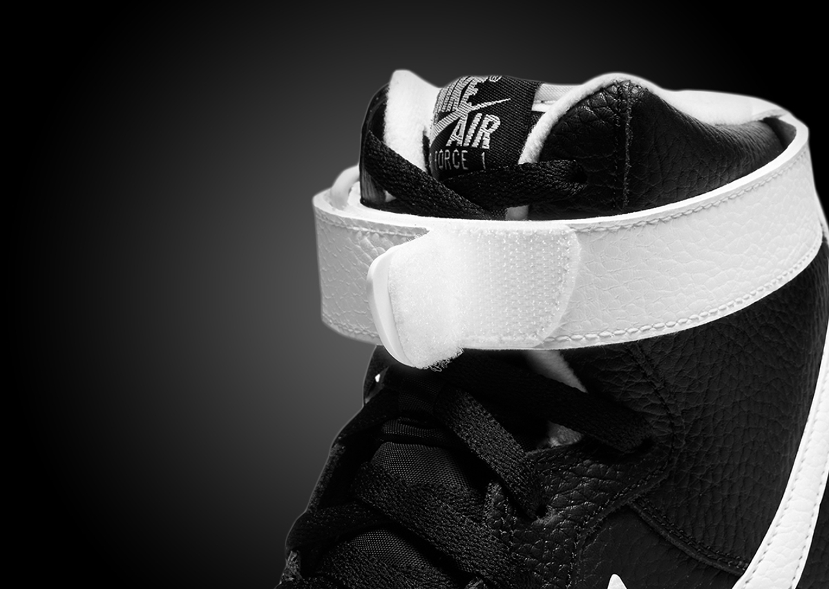 Get Strapped In With The Nike Air Force 1 High Black White - Sneaker News