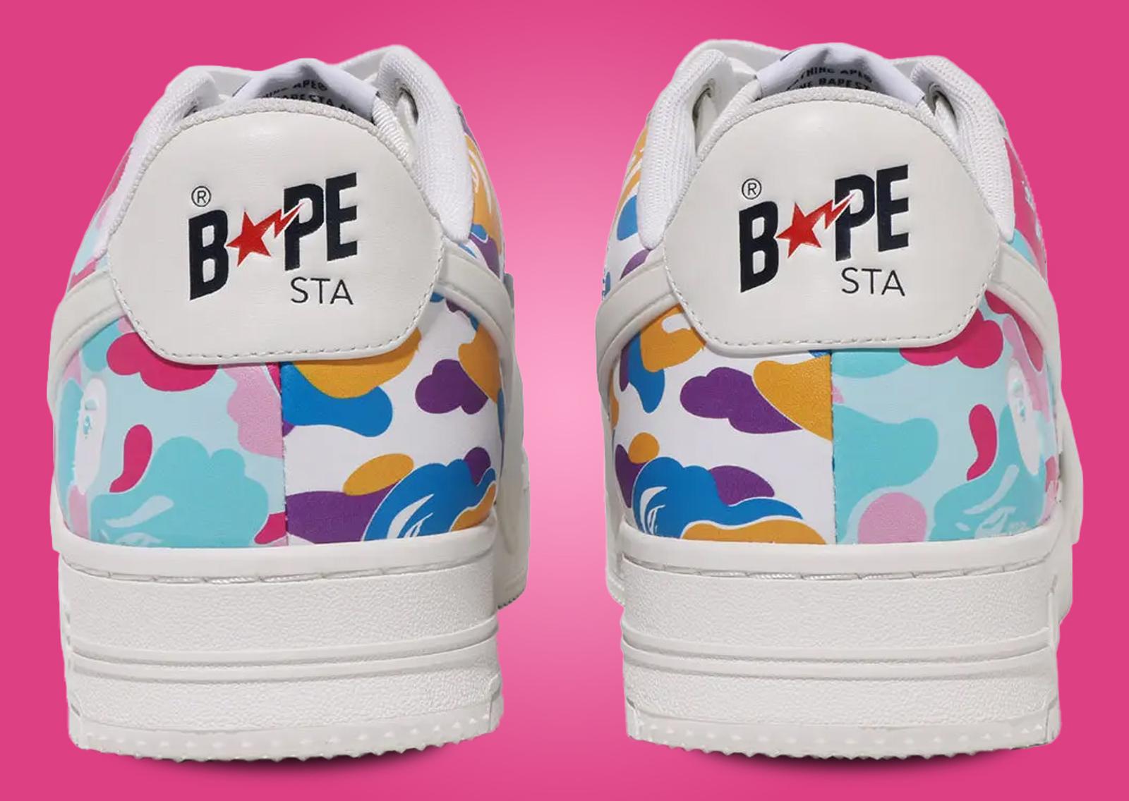 A Bathing Ape BAPE STA What The Heel Detail