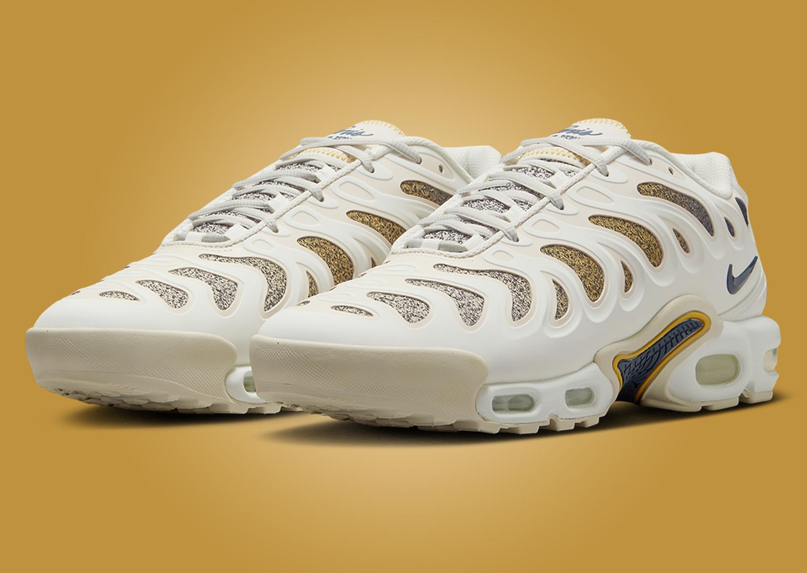 PSG x Nike Air Max Plus Drift White Wheat Gold Angle