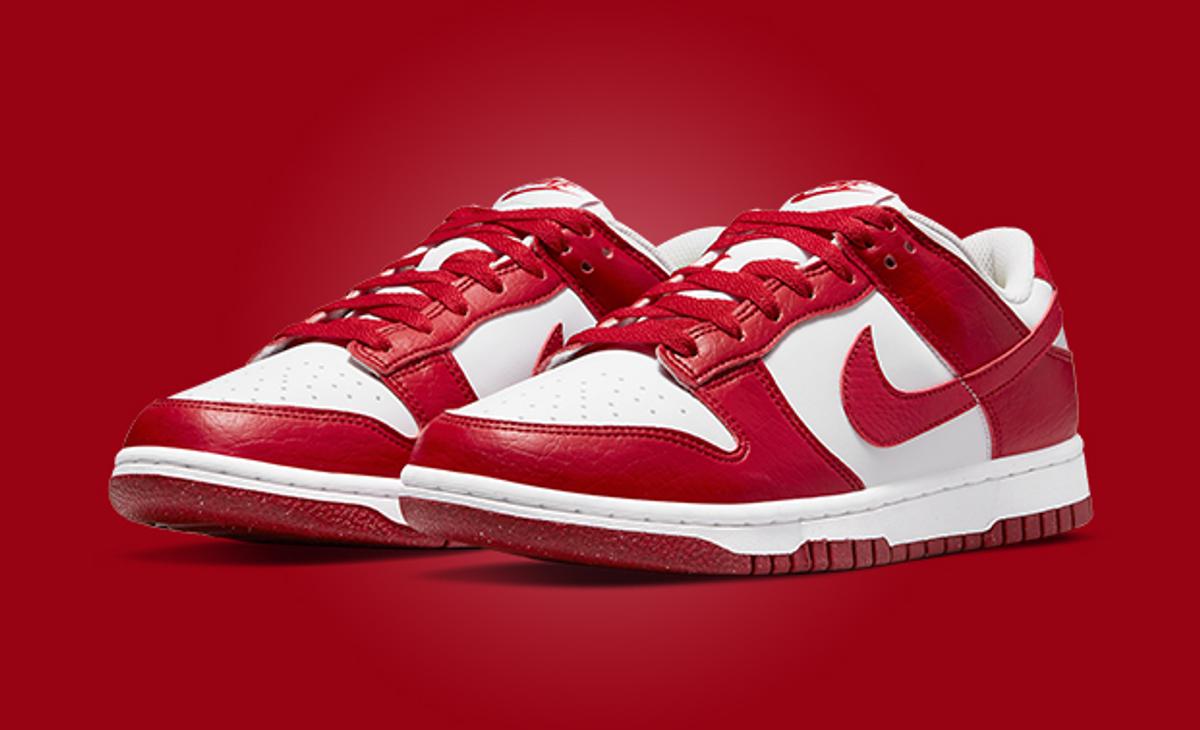 The Nike Dunk Low Next Nature Comes in Gym Red
